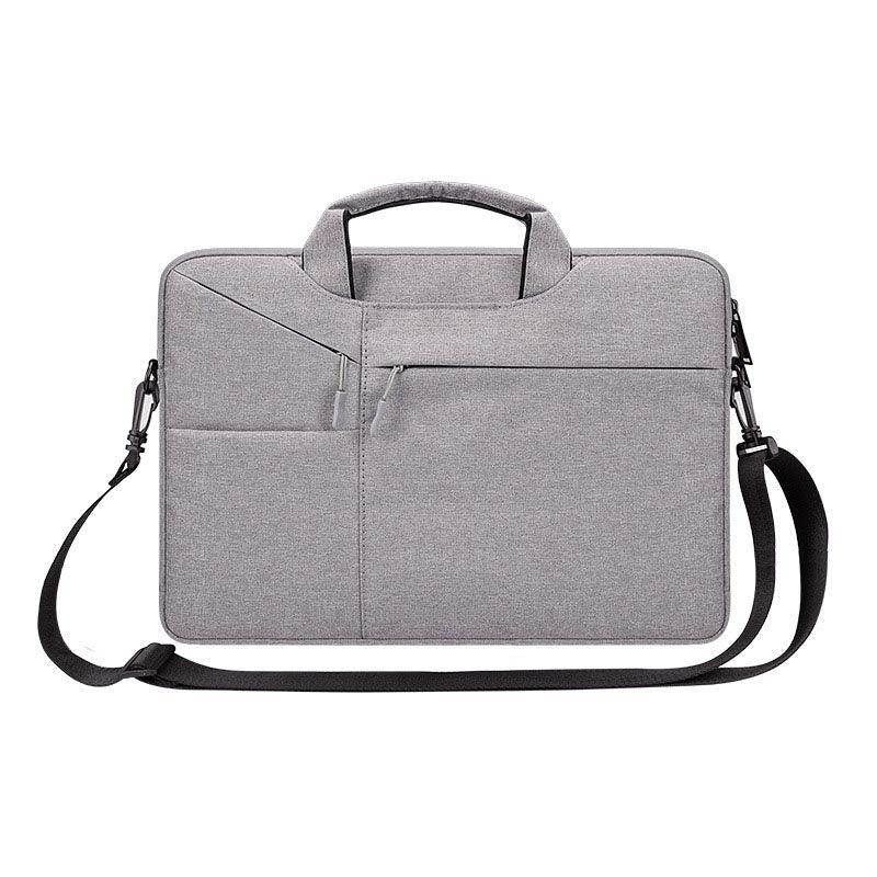 The Latest Casual Business Inner Padded Laptop Bag-ASH - Obeezi.com