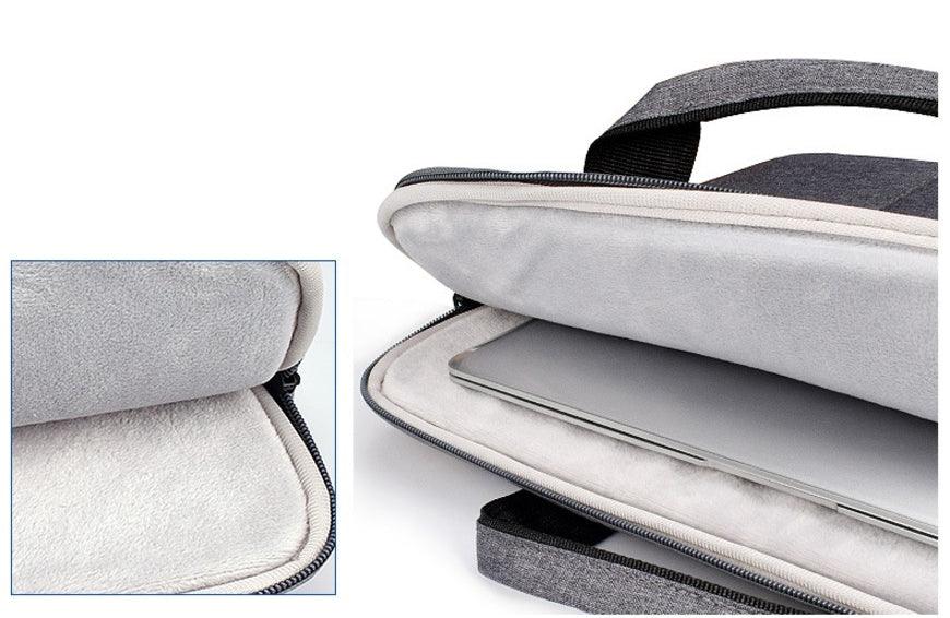 The Latest Casual Business Inner Padded Laptop Bag-Black - Obeezi.com