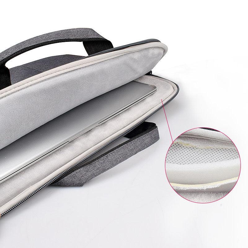 The Latest Casual Business Inner Padded Laptop Bag-Black - Obeezi.com