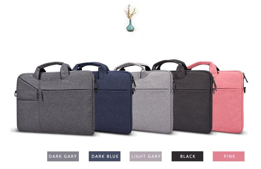 The Latest Casual Business Inner Padded Laptop Bag-Black - Obeezi.com