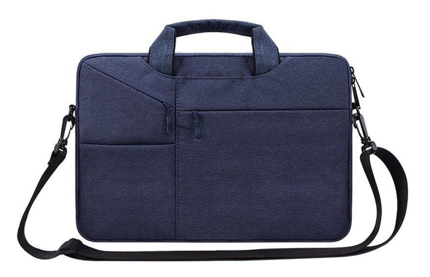 The Latest Casual Business Inner Padded Laptop Bag-NavyBlue - Obeezi.com