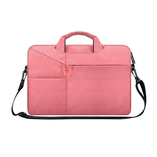 The Latest Casual Business Inner Padded Laptop Bag-Pink - Obeezi.com