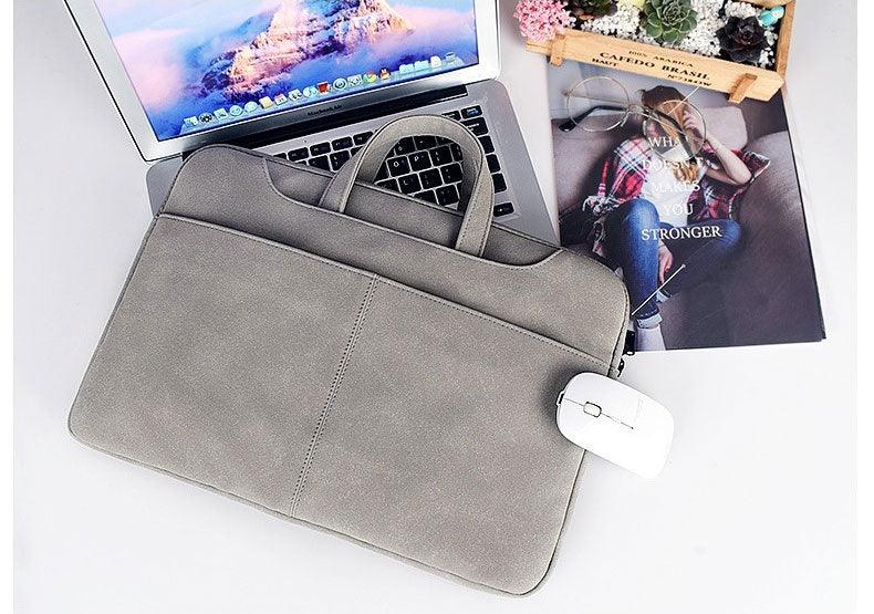 The Latest Sleek And Stylish Padded Inner Designed Laptop Bag-Beige - Obeezi.com