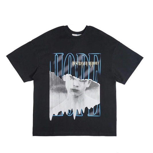 The Unavowed Destroyed Memory Over Size T-Shirt-Black - Obeezi.com