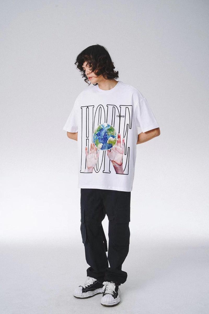 The Unavowed World Hope Over Size T-Shirt - Obeezi.com