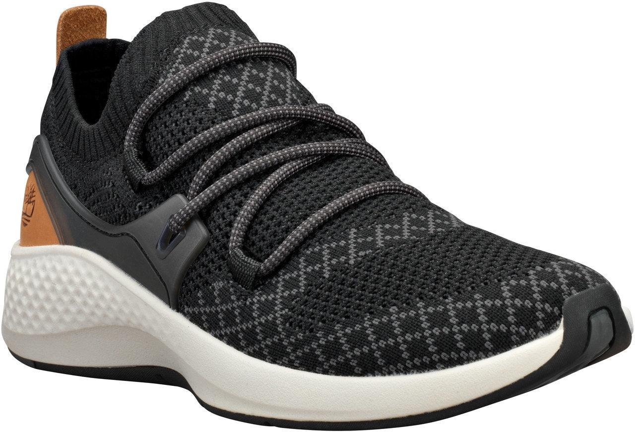 Tim Flyroam Go Knit Wide Aerocore Black Sneakers - Obeezi