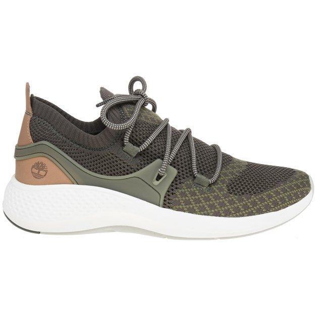 Tim Flyroam Go Knit Wide Aerocore Green Sneakers - Obeezi