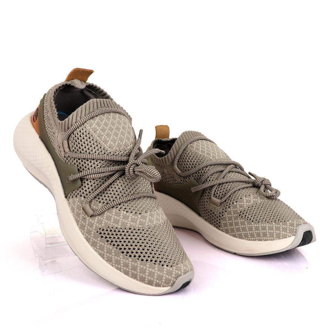 Tim Flyroam Go Knit Wide Aerocore Grey Sneakers - Obeezi