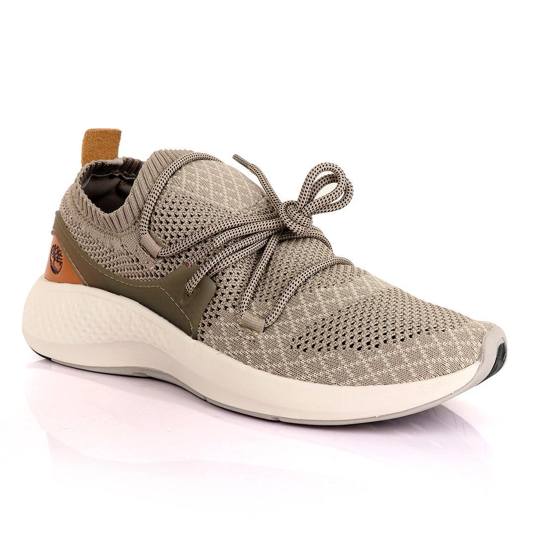 Tim Flyroam Go Knit Wide Aerocore Grey Sneakers - Obeezi