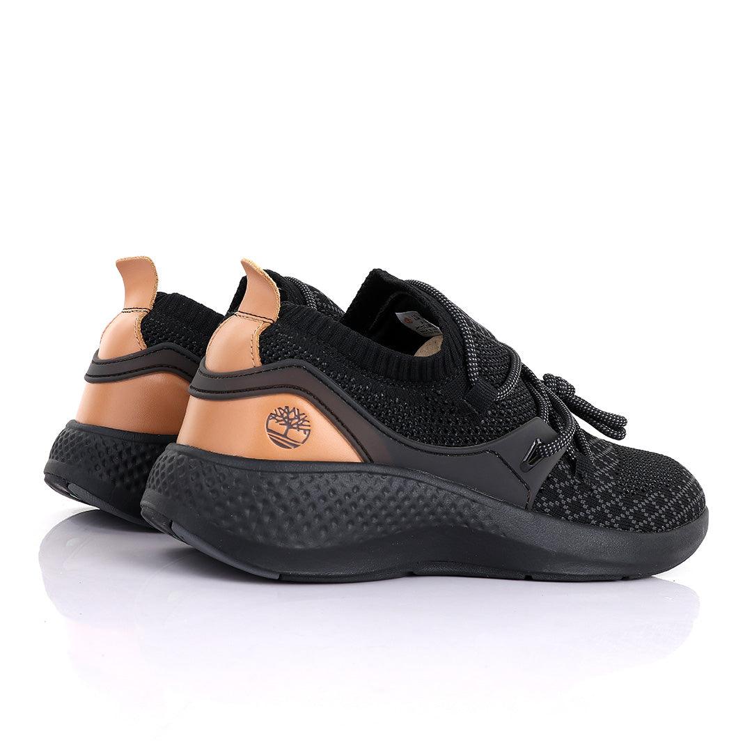 Tim Flyroam Go Knit Wide All Black Aerocore Sneakers - Obeezi