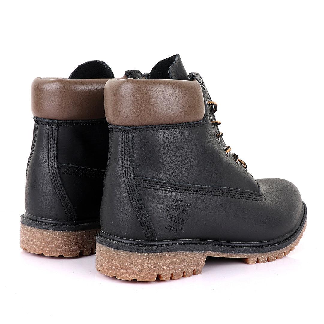 Timberland 6 Classic Black Leather Boots - Obeezi