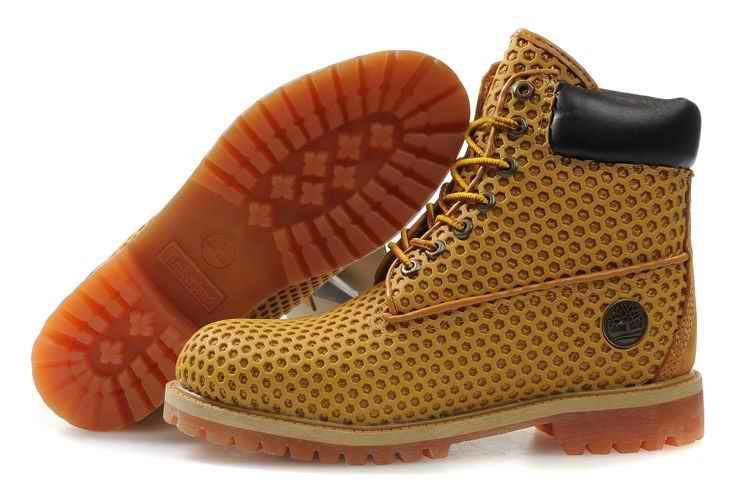 timberland 6-inch wool brown mesh boots - Obeezi