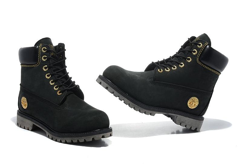 Timberland Classic Boot-Black Gold logo - Obeezi