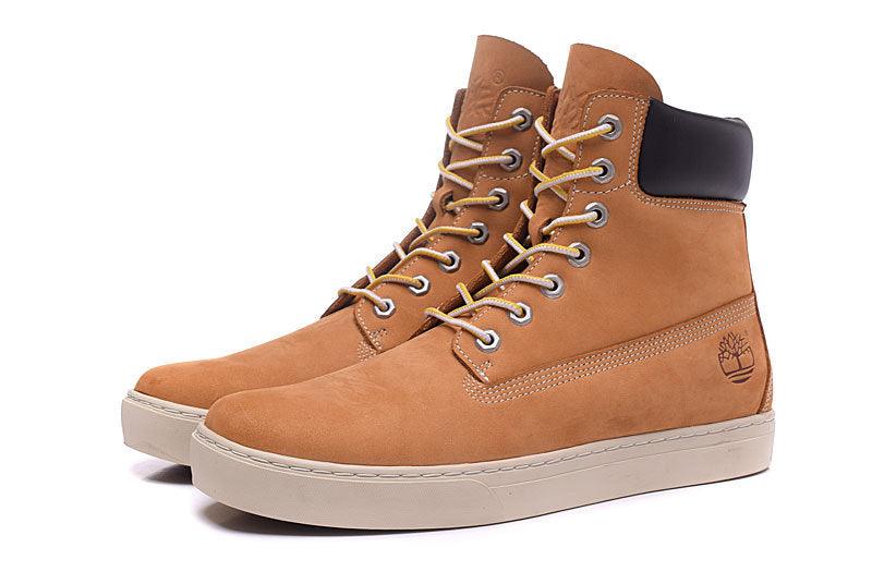 Timberland High Cut Boots Man Shoes Sneakers Wheat White Black - Obeezi
