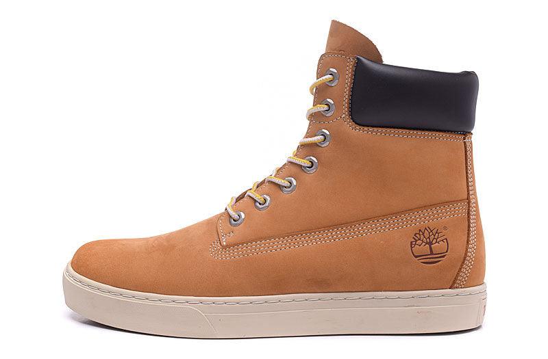 Timberland High Cut Boots Man Shoes Sneakers Wheat White Black - Obeezi