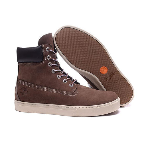 Timberland Icon Nubuck with Rubber Sole Brown Waterproof Boots - Obeezi