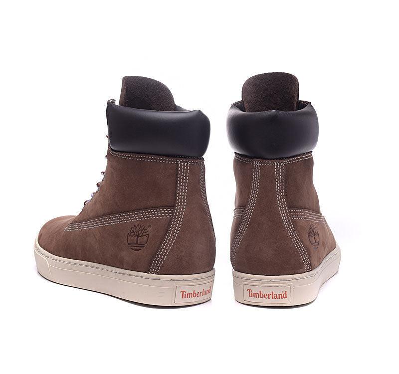 Timberland Icon Nubuck with Rubber Sole Brown Waterproof Boots - Obeezi