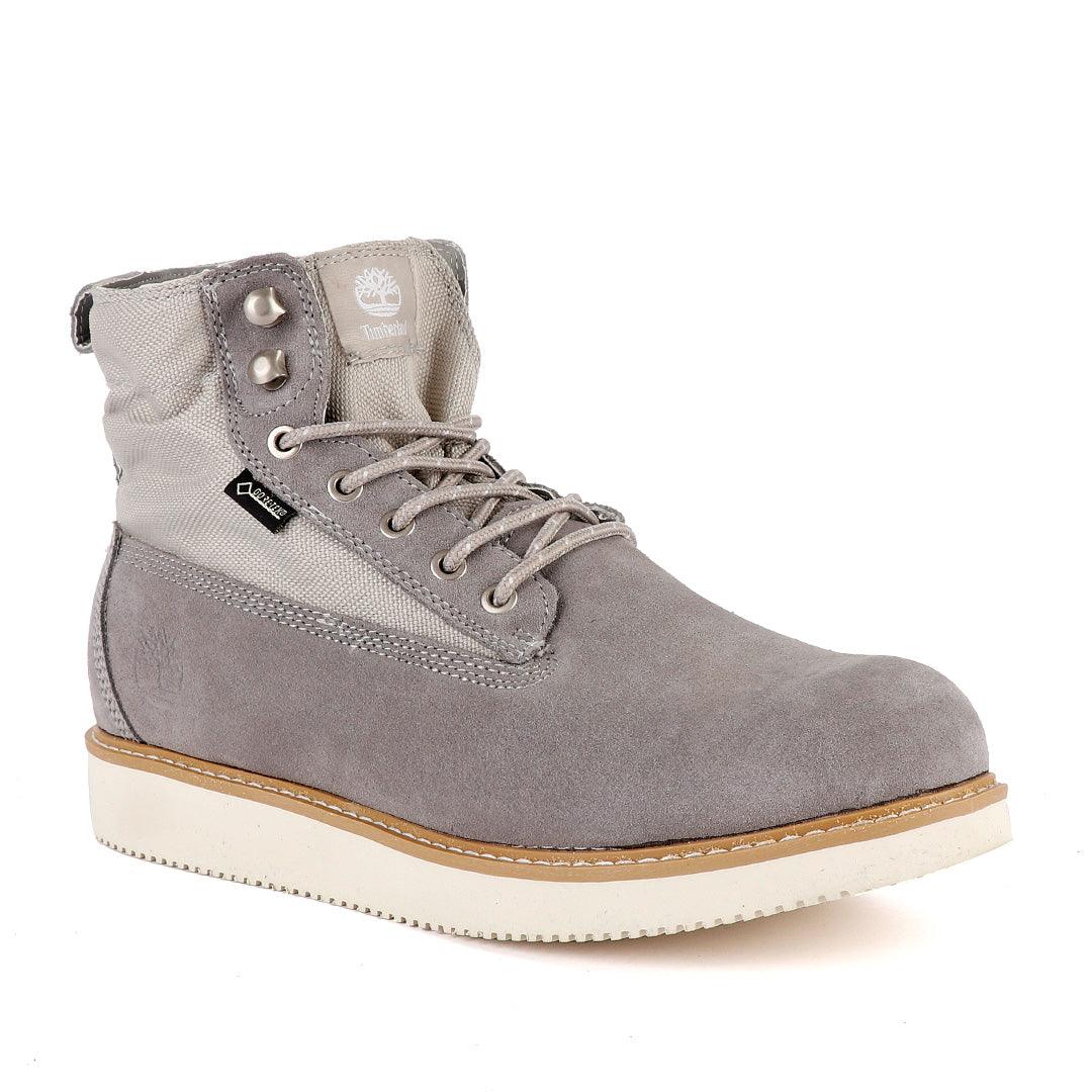 Timberland Icon Roll-Top Grey Leather Boot - Obeezi