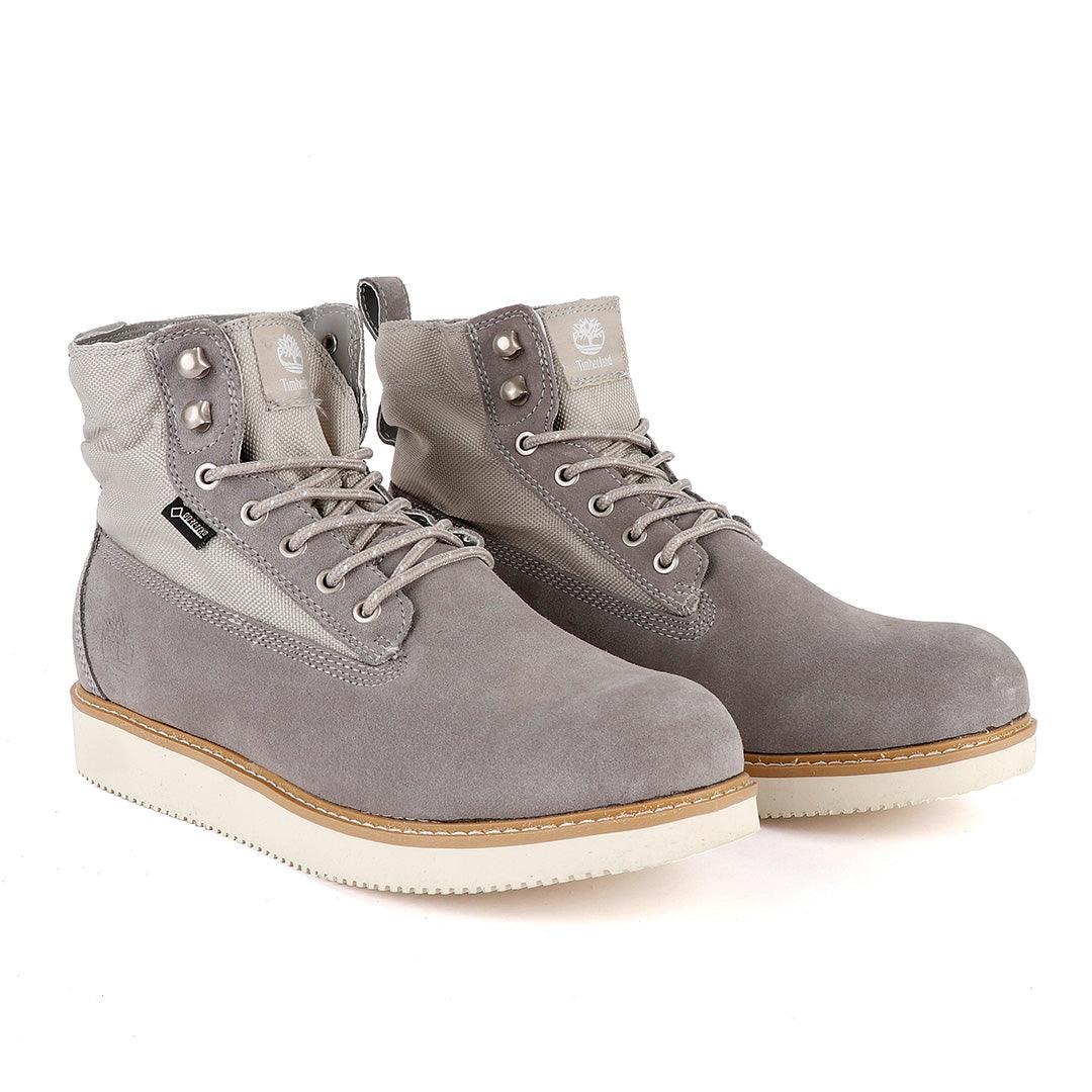 Timberland Icon Roll-Top Grey Leather Boot - Obeezi