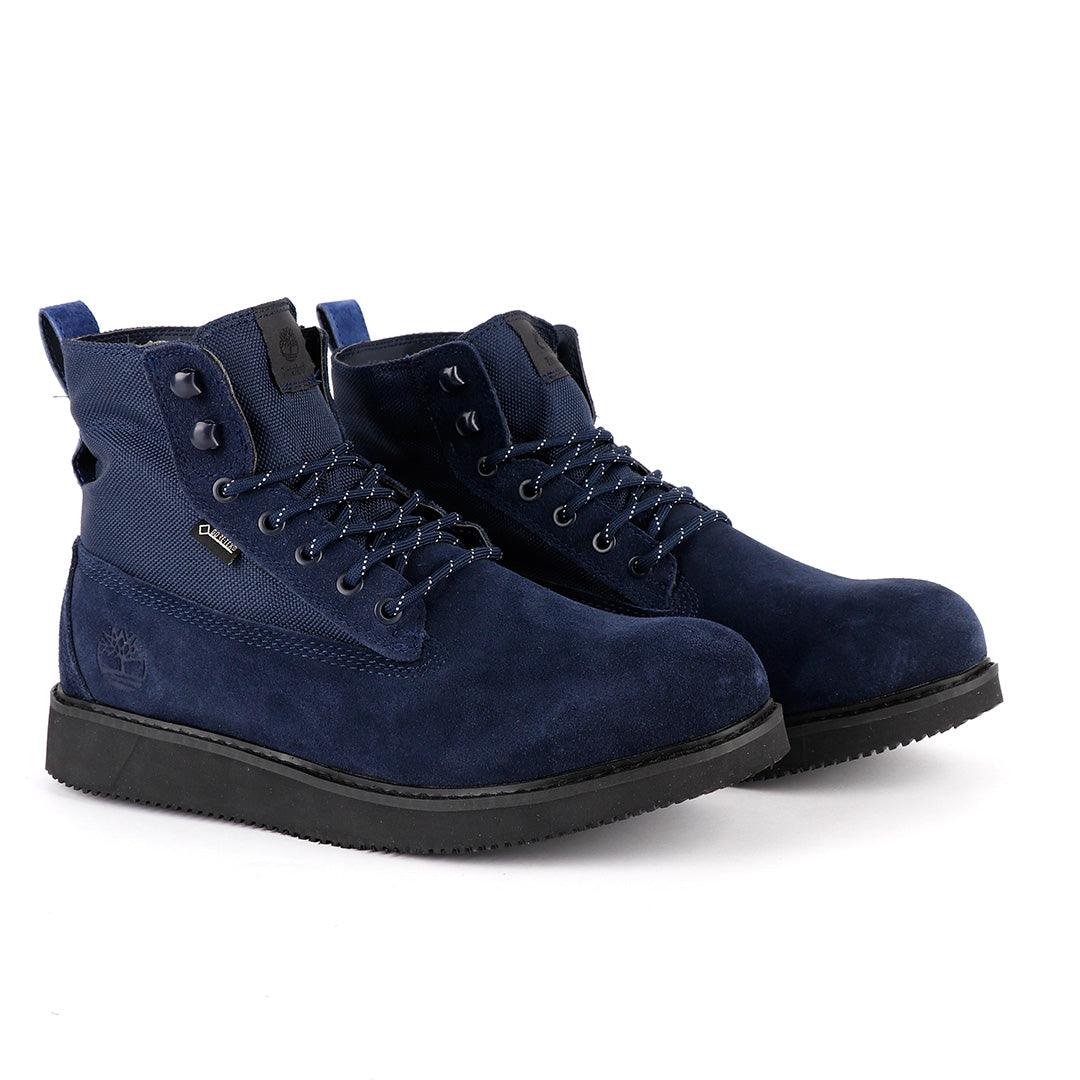 Timberland Icon Roll-Top Navy Blue Leather Boot - Obeezi