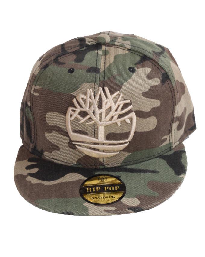 Timberland Snapback Camo Baseball Cap - Obeezi.com