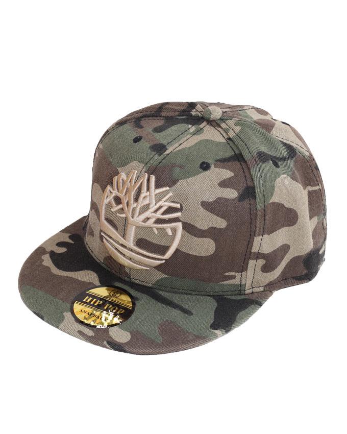 Timberland Snapback Camo Baseball Cap - Obeezi.com