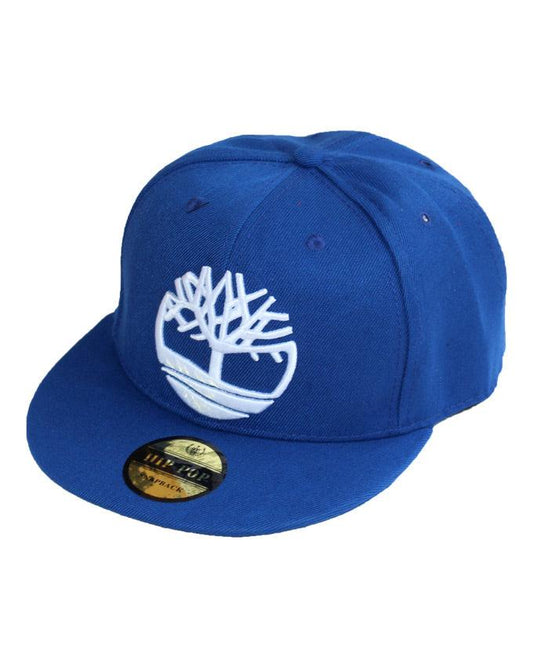 Timberland Tree Logo Snapback Cap Blue - Obeezi.com