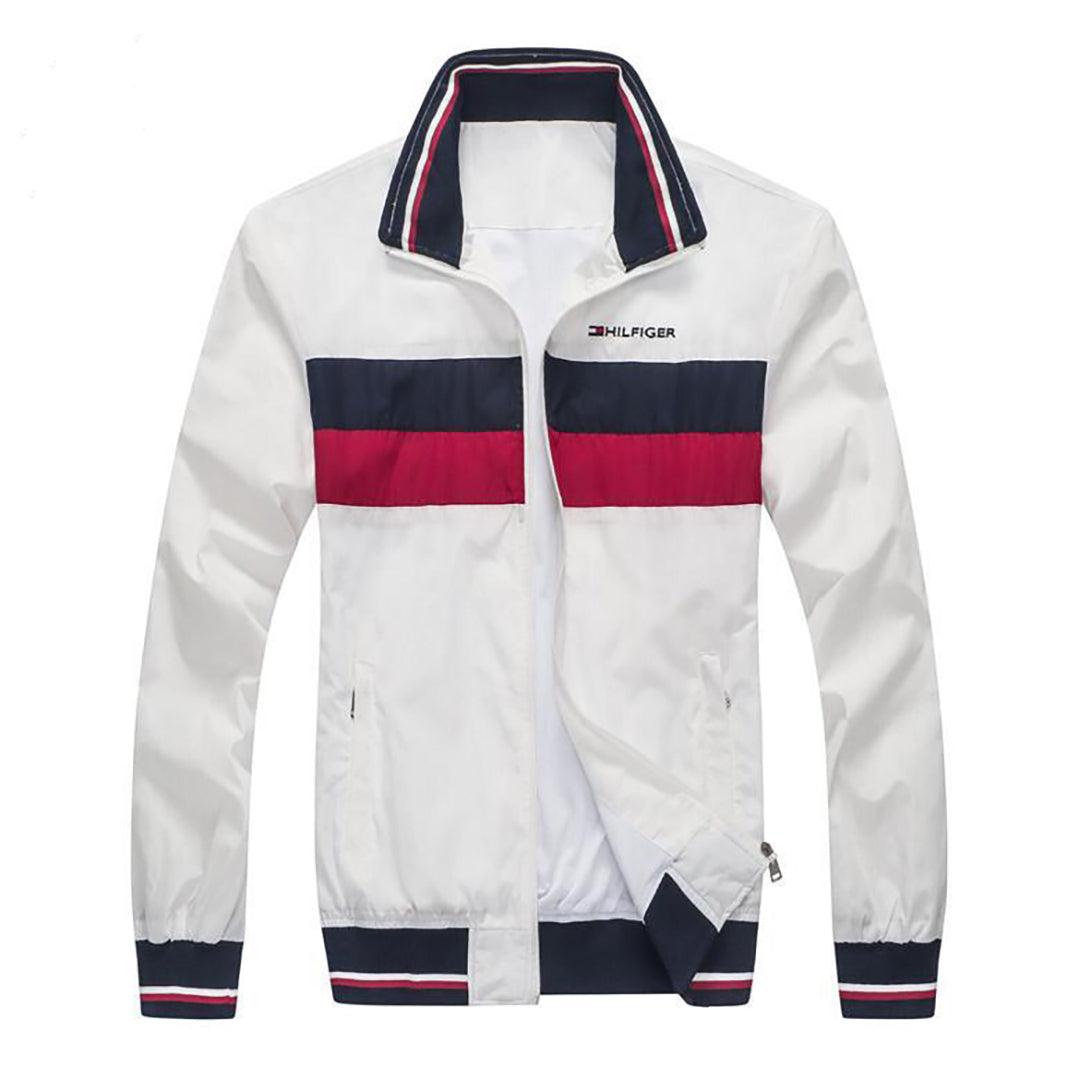 Tom Men's Color Block Zip Down Jacket - Obeezi.com