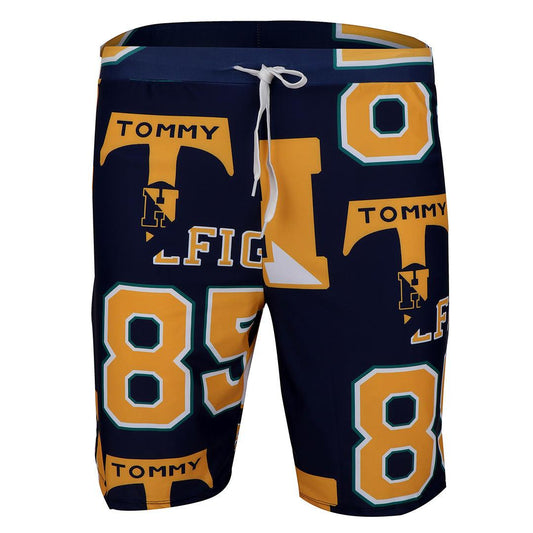Tommy Hilfiger 85 Designer short-NavyBlue Yellow - Obeezi