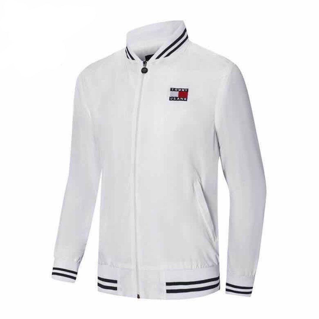 Tommy Hilfiger Big Logo Design White Tracksuit - Obeezi