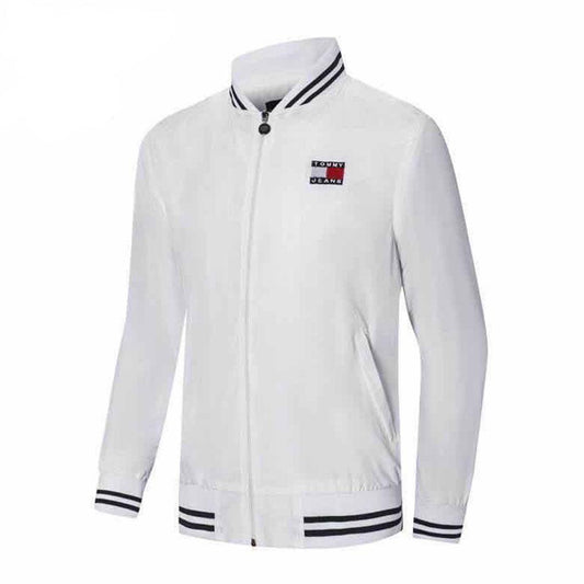 Tommy Hilfiger Big Logo Design White Tracksuit - Obeezi