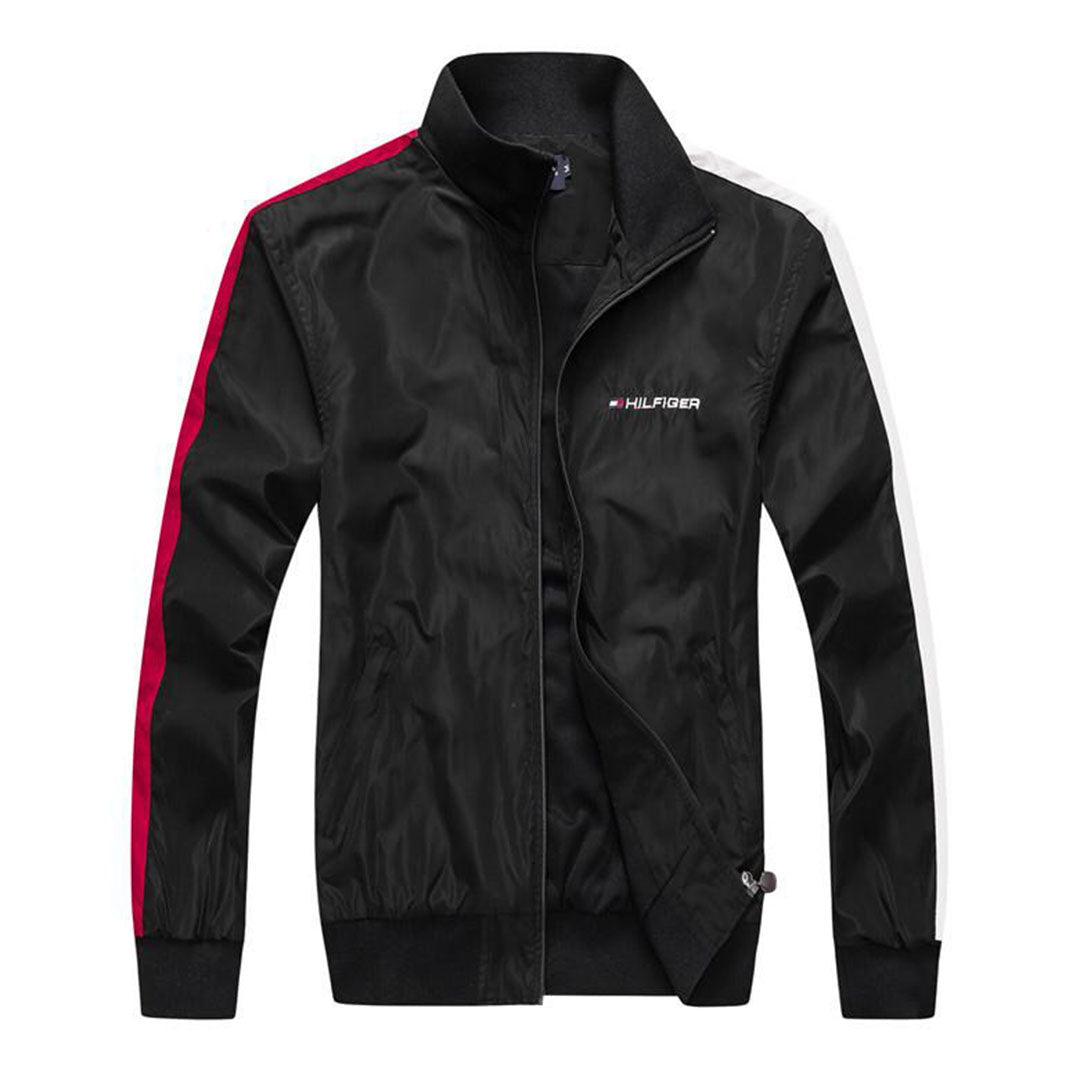 Tommy Hilfiger Black track Jacket - Obeezi