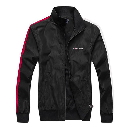 Tommy Hilfiger Black track Jacket - Obeezi