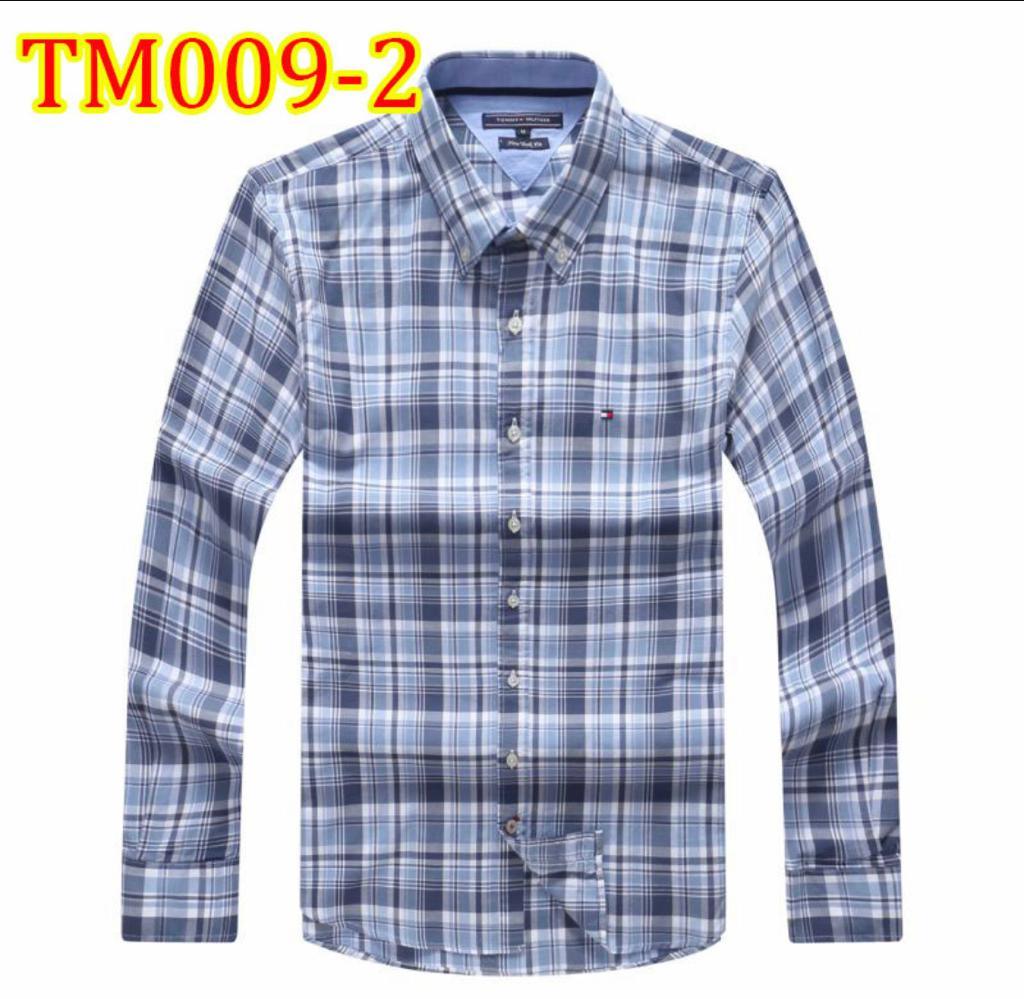 Tommy Hilfiger Check Light Blue Long sleeve Shirt - Obeezi