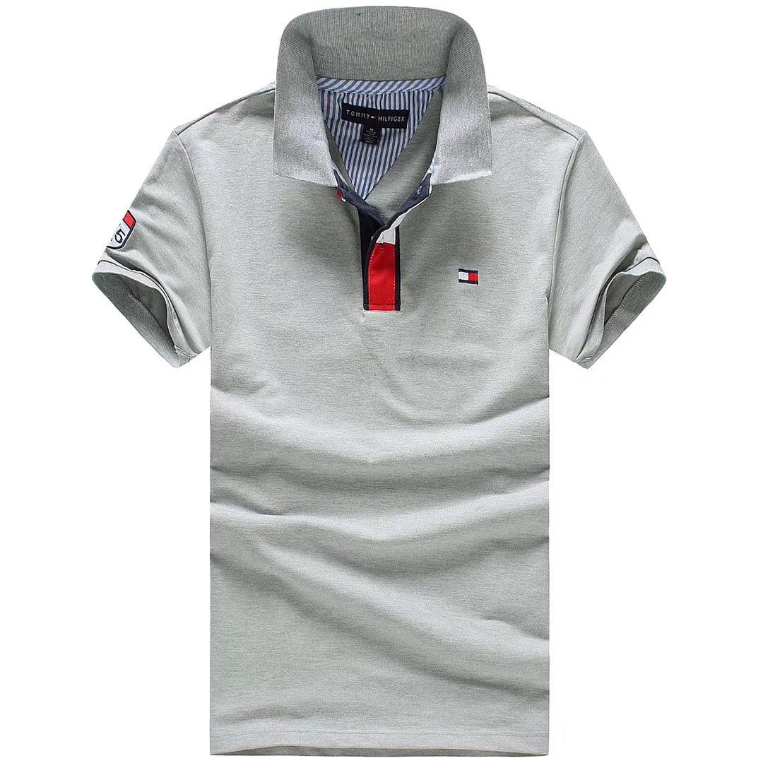 Tommy Hilfiger Classic Crested Ash Short-Sleeve Polo Shirt - Obeezi