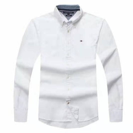 Tommy Hilfiger Classic White Longsleeve Shirt - Obeezi