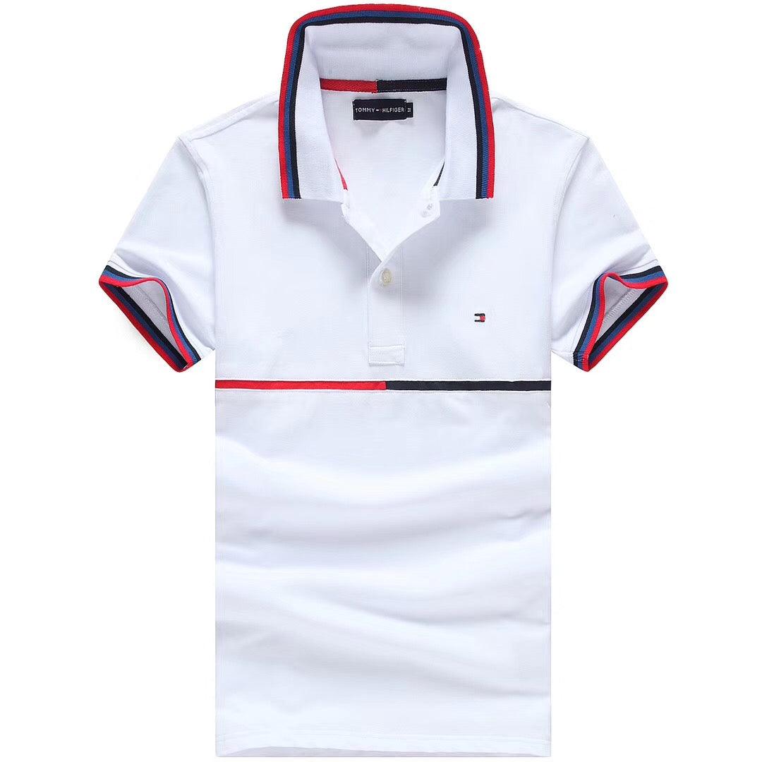 Tommy Hilfiger Classic White Short-Sleeve Polo - Obeezi