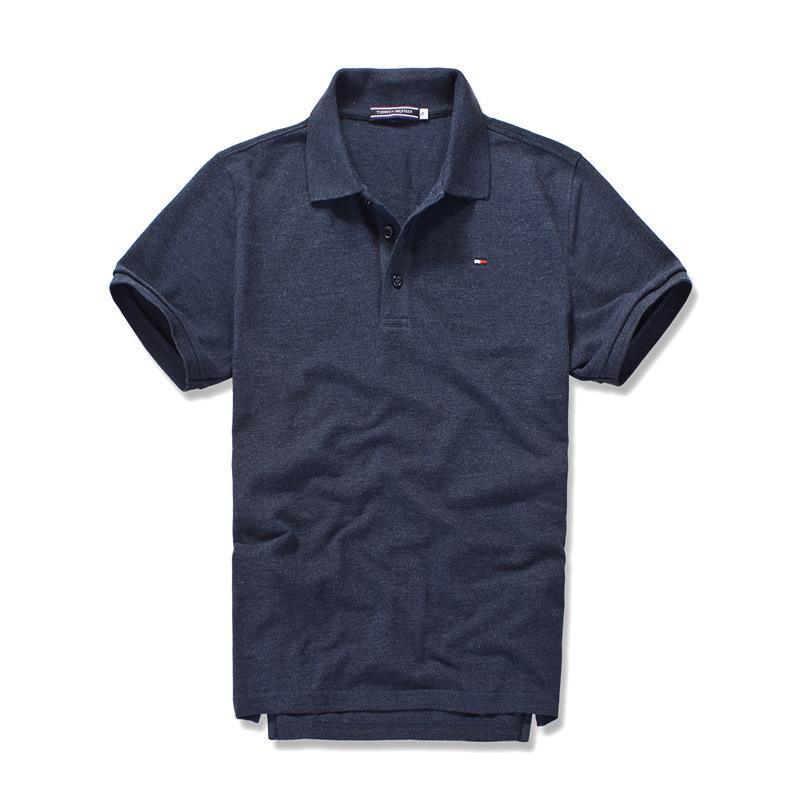 Tommy Hilfiger Crested Classic Navy Blue Polo Shirt - Obeezi