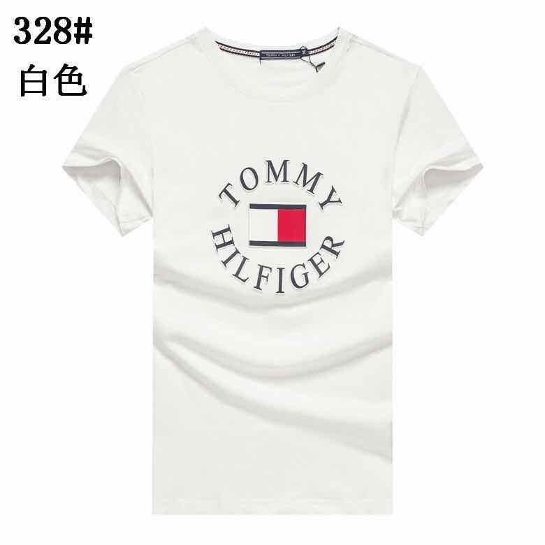 Tommy Hilfiger Essential Logo Crewneck-White - Obeezi