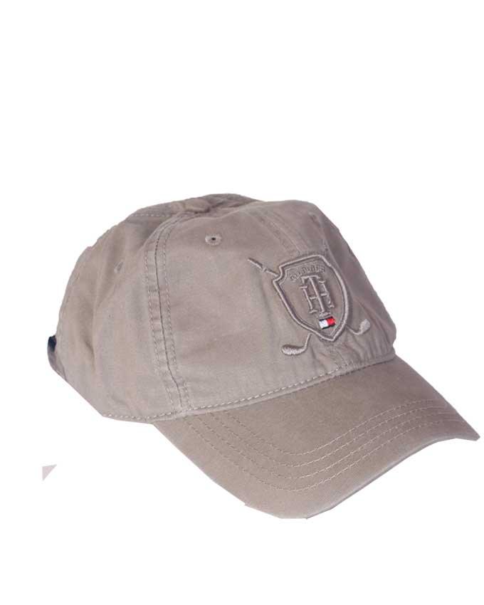 Tommy Hilfiger Logo Crested Cap - Brown - Obeezi.com