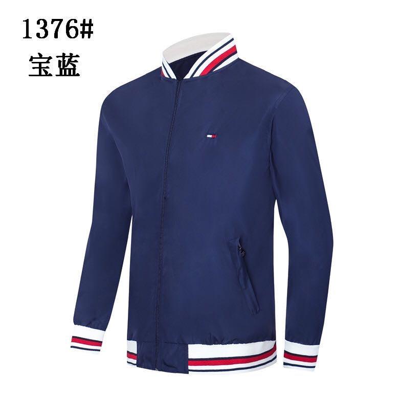 Tommy Hilfiger Men's Long Sleeve Navy Blue Track Jacket - Obeezi