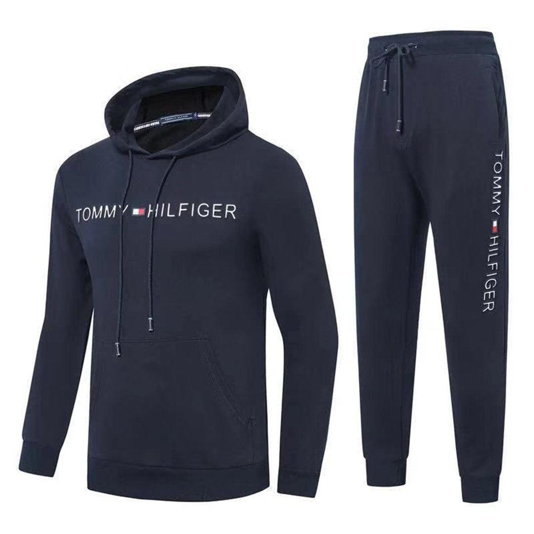 Tommy Hilfiger Quality NavyBlue Thick Tracksuits - Obeezi