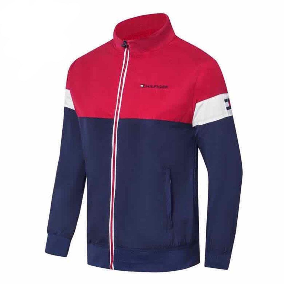 Tommy Hilfiger Red And Blue Classic Design Tracksuit - Obeezi