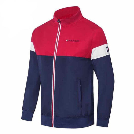Tommy Hilfiger Red And Blue Classic Design Tracksuit - Obeezi