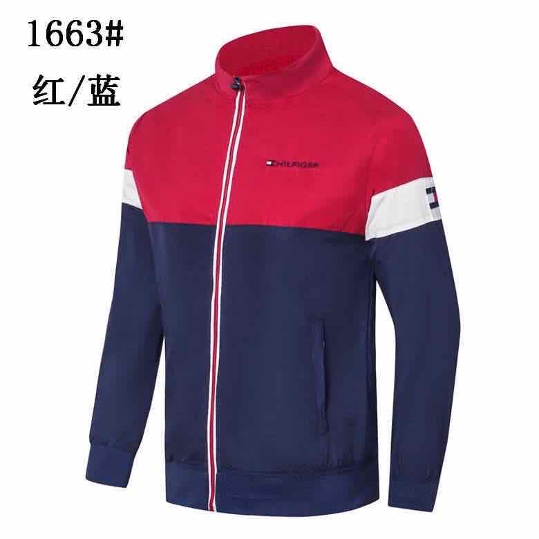 Tommy Hilfiger Red And Blue Classic Design Tracksuit - Obeezi