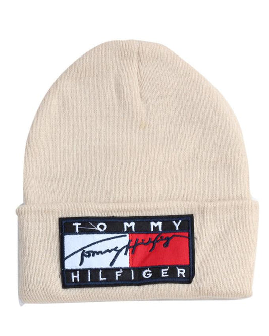Tommy Hilfiger Sport Knit Cuffed Beanie Cream - Obeezi.com