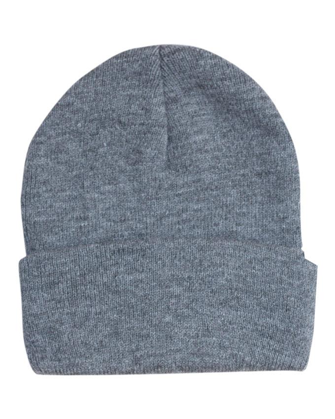 Tommy Hilfiger Sport Knit Cuffed Beanie Light Grey - Obeezi.com