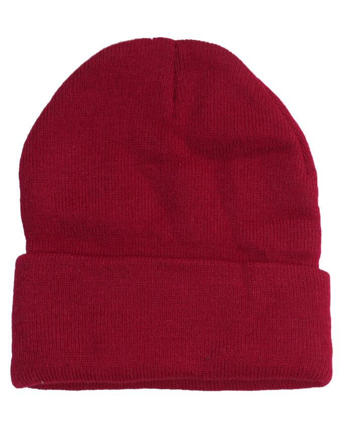 Tommy Hilfiger Sport Knit Cuffed Beanie Wine - Obeezi.com
