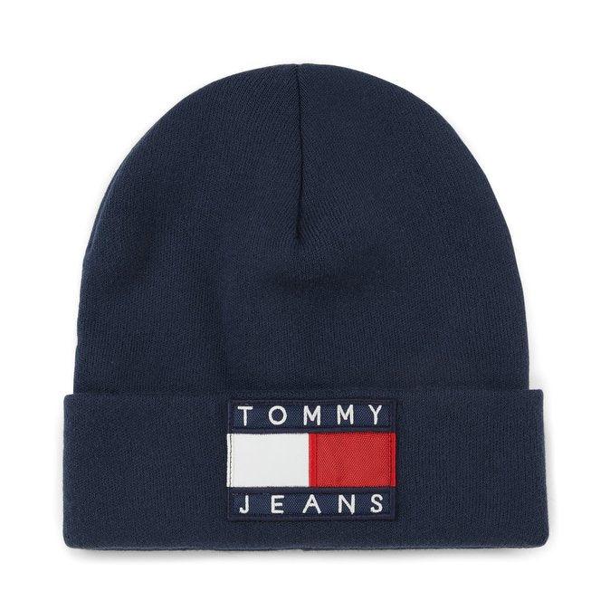 Tommy Hilfiger - TJ 90s Flag Beanie Peacoat Navyblue - Obeezi.com