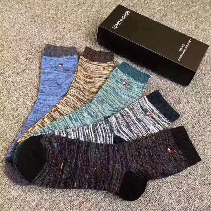 Tommy Hilfiger Unisex Multi Color cotton socks - Obeezi.com